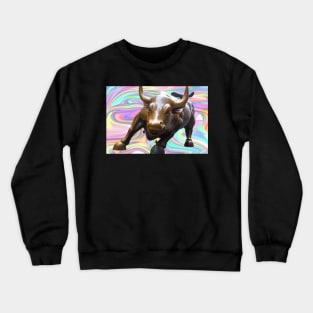 abstract bull streetwear design Crewneck Sweatshirt